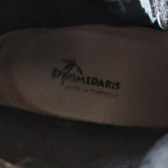 Dromedaris 39 Karissa Teal And Silver Leather And Suede Women's Boot - Picture 11 of 14